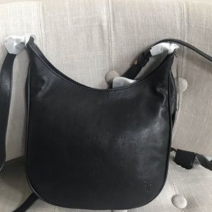 NWT Frye Madison crossbody black leather